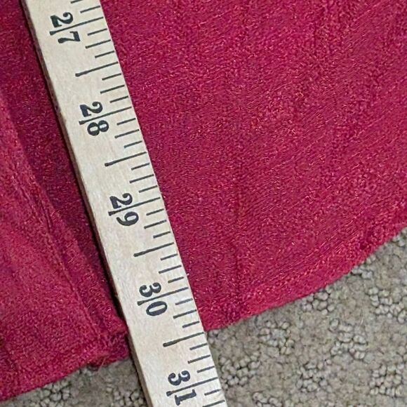 NWT Zac & Rachel Woman Deep Claret long sleeve button front blouse size 1X Plus - Picture 5 of 8